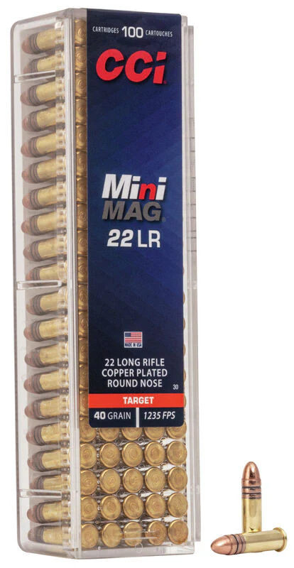 MUNICIÓN CCI MINI-MAG - .22 LR - 40 GRAINS - CPRN - Imagen 2