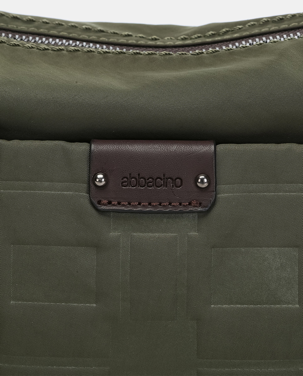 Bandolera en nylon reciclado verde - Imagen 7