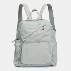 Mochila en tejido azul