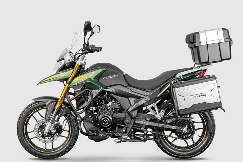Cyclone RX1 PRO 2025 125 cc | Moto Trail con TCS, ABS, Pantalla LCD y Maletas 3× - Imagen 4