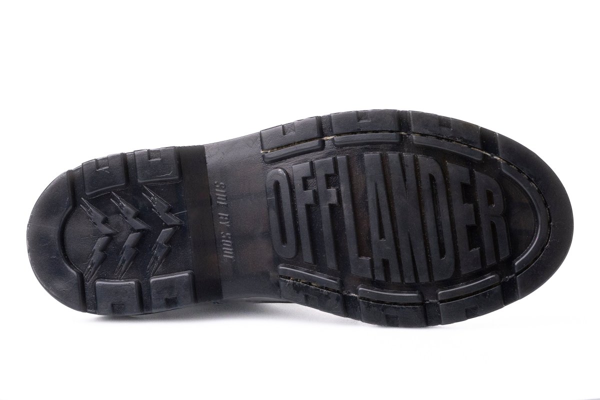 Botas Offlander, Tipo Militar, Piel Napa, Blanco - Imagen 6