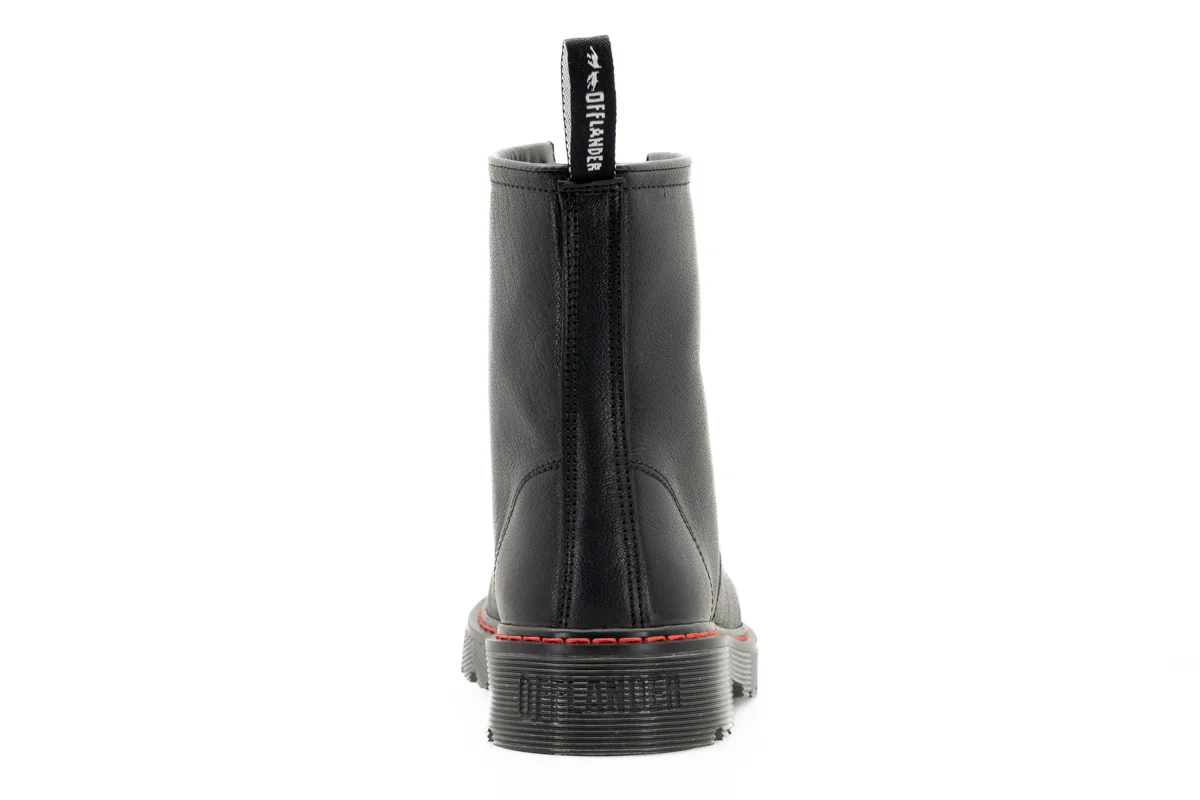 Botas Offlander, Tipo Militar, Piel Bufalina, Negro - Imagen 3