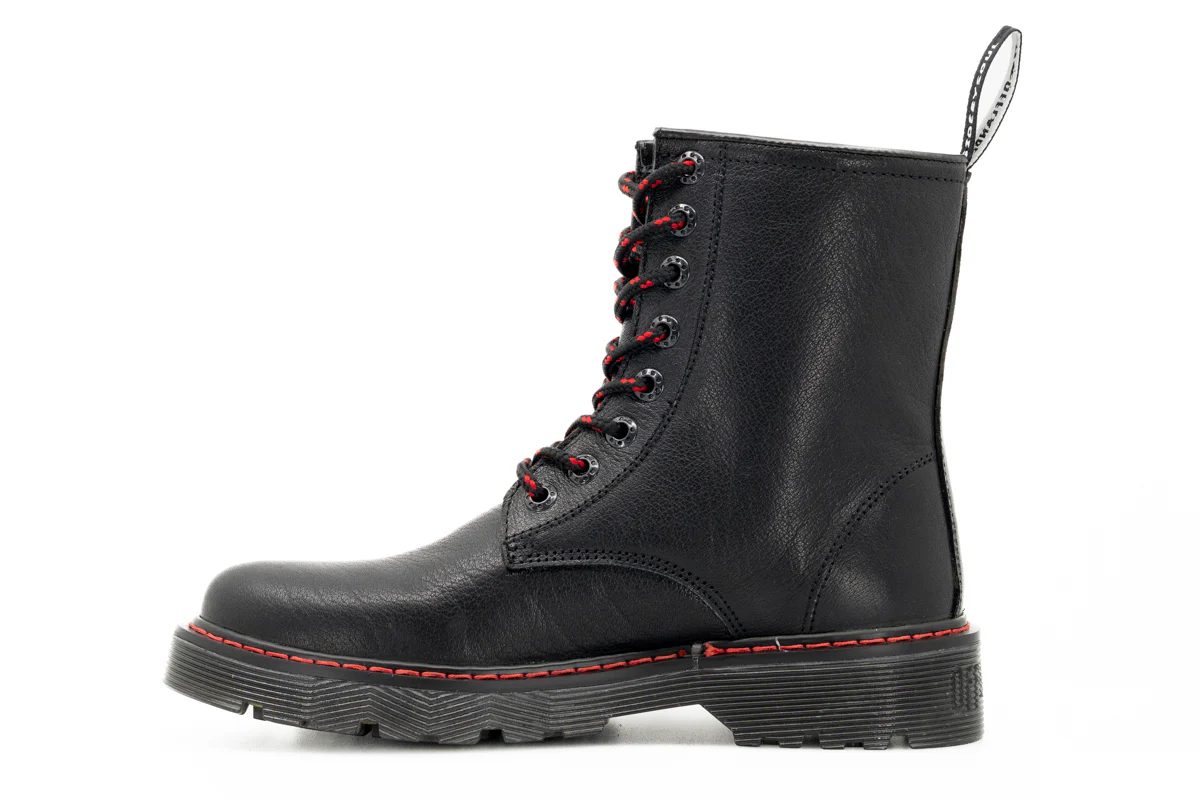 Botas Offlander, Tipo Militar, Piel Bufalina, Negro - Imagen 5