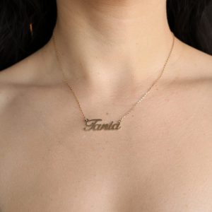 Collar Personalizado de Dije de Letras