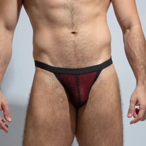TANGA Mesh Rojo
